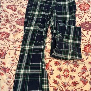 American Eagle Plaid corduroy skinny jeans